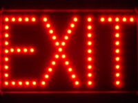 led023-r EXIT Red LED Neon Light Sign