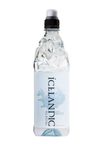 ICELANDIC Glacial Water Natural Spring Water from Iceland, 750ml Sports Cap, 12 Count