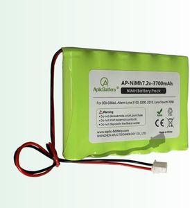 AplicBattery 7.2V 3700mAh NiMH Replacement Battery Compatible with 300-03866 Honeywell Alarm Lynx 5100, 5200, 5210, Lynx Touch 7000, Lyric Controller, Lyric Keypad LCP500-L LYNXRCHKIT-SHA ADT Ademco