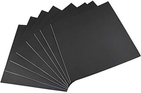 VUAOHIY Black Foam Sheet Self Adhesive Rubber Padding Neoprene Sponge Rubber Mat Padding Foam Rubber Sheet Insulation Rubber Foam Sheet (12" x 12" x 1/8", 8 Pcs)