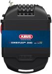 ABUS special lock Combiflex 2501/65 - Suitable as luggage lock, ski lock, helmet lock - with combination code - Black