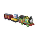 Thomas & Friends Motorized Toy Party Train Percy Battery-Powered Engine for Preschool Kids Ages 3+ Years, HDY72