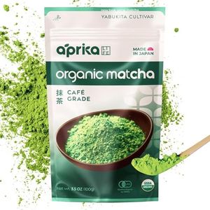 Matcha Powder from Japan, Organic Matcha Green Tea Powder, No Sugar Added Matcha Tea Powder for Matcha Latte, Japanese Green Tea Matcha – Barista Grade Te Matcha Organic - 3.5 oz/ 100g - by AprikaLife