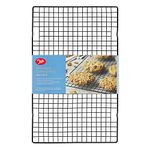 Tala Large Non-Stick Cooling Rack - Perfect for Cooling Freshly Baked Goods including Muffins, Cookies, Biscuits and Cakes - Measures 40 x 25cm, Black