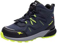 KangaROOS Men's K-hk Tour RTX Backpacking Boot, Dk Navy Lime, 7.5 UK