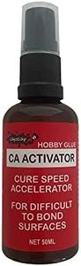 Ickysticky Hobby Glues Cure Speed CA Activator 50 ml Premium superglue Wood, Craft, Metal, Plastic, Model Kits, DIY, Home, Office