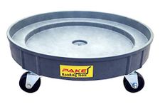 Pake Handling Tools - Heavy Duty Durable Plastic Drum Dolly 900 lbs. Capacity 30 Gallon 55 Gallon Drum Cart