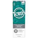 Tom's of Maine - Natural Luminous White Toothpaste with Fluoride Clean Mint - 4 oz.