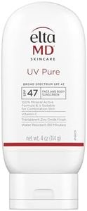 EltaMD UV Pure Kids Sunscreen Lotion, SPF 47 Kids Mineral Sunscreen and Body Sunscreen, Zinc Oxide and Titanium Dioxide Formula, Broad Spectrum Coverage, Water Resistant, 4.0 Oz Tube