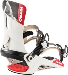 Nitro Rambler Men's Snowboard Bindings, Raw, Medium