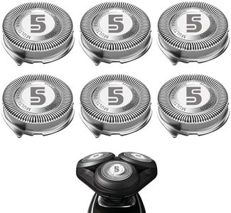 SH50 Replacement Heads for 5000 Series Shaver, 5000 Replacement Blades, 6-pc Pack