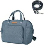 FHELAD Small Diaper Bag Backpack Mini Diaper Bag Tote, Waterproof Multi-Function Stylish Mini Maternity Bags Travel Backpacks with Insulated Pockets, Dark Gray