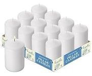 HYOOLA White Pillar Candles 2x3 Inc