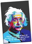 Albert Einstein Quotes Modern Art Canvas Print Picture Wall Art Large 30x20 Inches