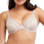 Bali Womens One Smooth U Lace Minimizer Bra, Underwire Full-Coverage Convertible Bra, Evening Blush, 36DD US