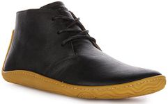 VIVOBAREFOOT Mens Addis Desert Leather Black Boots 9 UK