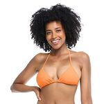 Body Glove Women's Smoothies DITA Solid Triangle Slider Bikini Top Swimsuit, Loquat, D