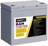 Giantz 75Ah AGM Deep Cycle Battery,