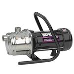 Wayne PLS100 1 HP Portable Stainless Steel Lawn Sprinkling Pump with Debris Strainer