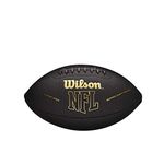 Wilson NFL Super Grip Composite Junior Football - Black/Gold