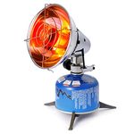 Bilbear Portable Gas Heater - Outdoor Mini Camping Stove Warmer for Tent, Patio - Butane Heating for Fishing, Hiking, Hunting, Backpacking