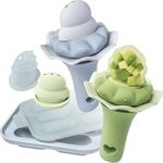 Moonkie Baby Fruit Feeder with Freezer Tray | BPA Free Silicone Infant Food Feeder | Two Sizes Pouches and Breastmilk Popsicle Molds for Cooling Relief | Baby Shower Gifts 4 Months+, 2 Pack