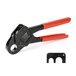 iCrimp Angle Head F1807 PEX Pipe Crimping Tool for Copper Rings - 3/4-inch Angle Single Crimper, Suitable for Tight Spaces