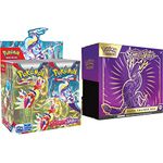 Pokémon TCG: Scarlet and Violet Booster Display Box (36 Booster Packs) & TCG: Scarlet and Violet Elite Trainer Box - Miraidon (1 Full Art Promo Card, 9 Boosters and Premium Accessories)