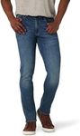 Lee Men's Extreme Motion Straight Taper Jean, Galilean Blue, 32W x 30L