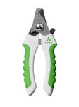 Andis Nail Clipper Large, Heavy-Duty Stainless Steel, Lime Green, Safety Lock Handle, for Dogs