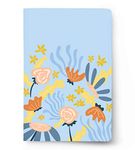 FACTOR NOTES Notebooks: A5, 100 GSM,Plain Journal Diary (The Blue Blossom)