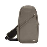 Travelon Classic Sling Bag, Nutmeg, Travelon Anti-theft Classic Sling Bag