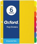 Oxford Plastic Binder Dividers for 