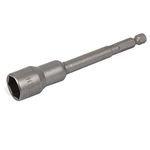 Sourcingmap Hex Shank 13mm Metal Magnetic Socket Nut Driver Gray 100mm Length