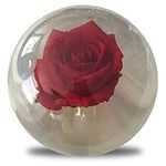 KR Clear Red Rose Bowling Ball- 14l