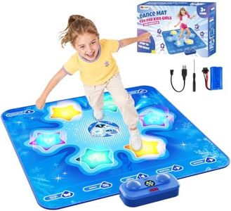Oppvoci Dance Mat, Light Up 6-Button Electronic Dance Pad