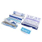 yacool Rolling Paper with Filters KingSizeslim, 5 Colors 110MM Cigarette Papers and 1 Filter Tips, 165pcs Ultra Thin & Slow Burning Smoking Paper for Rolling Cones，Tobacco Accessories