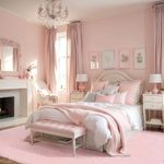 Light Pink Rugs for Living Room Bed