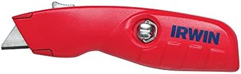 Irwin 2088600 Self Retracting Safety Knife with Ergonomic NoSlip Handle