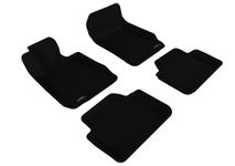 3D MAXpider L1BM00601509 Complete Set Custom Fit All-Weather Floor Mat for Select BMW 3 Series Sedan (E90) Models - Kagu Rubber (Black)