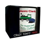 CRAZY TONY'S Worlds Best Train Driver Personalised Mug Dad Husband Birthday Train Driver Gift