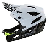 Troy Lee Designs Stage Full Face Mountain Bike Helmet for Max Ventilation Lightweight MIPS EPP EPS Racing Downhill DH BMX MTB - Adult Men Women (Signature White, Medium/Large)