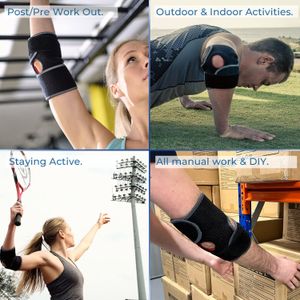 Kedley Adjustable Elbow Support Brace – Compression Sleeve