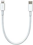 HomeSpot Short USB C to Lightning Cable 8 inch Apple MFI Certified Fast Charging Cord with Power Delivery for iPhone 13/12 Pro/Pro Max, iPad Air, AirPods Pro [1 Pack White]