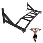 Yes4All Multi Grip Pull Up Bar - Wall Mounted Pull Up Bar/Chin Up Bar, D. Multi-Grip, 48 inches