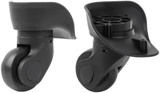 Roues de Valise,1 Paire Roues pour Bagages,Roues de Rechange de Bagages Valise roulettes pour Chariot Valise Malle (W041-2 L)