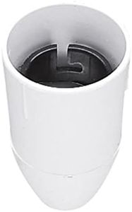 HPM 4 Terminals Bayonet Cap with Cord Grip Lamp Holder, White