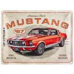 Nostalgic-Art Ford Mustang GT 1967 Retro Tin Sign Gift for Car Accessories Fans Metal Vintage Design Decoration 30x40cm