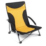 Kampa Low Camping Chair - Foldable & Portable Beach Chairs Lightweight for Fishing, Camping, Festival & Picnic - Compact Folding Seats for Outdoor Use - Model: Sandy