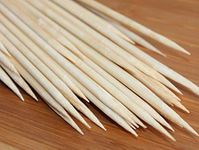 zeonely mart ® 14 inches 5mm Heavy Duty Wooden Bamboo Skewers Sticks,Potato Twister Stick (50pcs)